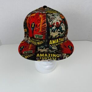 Marvel Comics‎ Spider-Man Amazing Fantasy Comic Print Hat Men's One Size